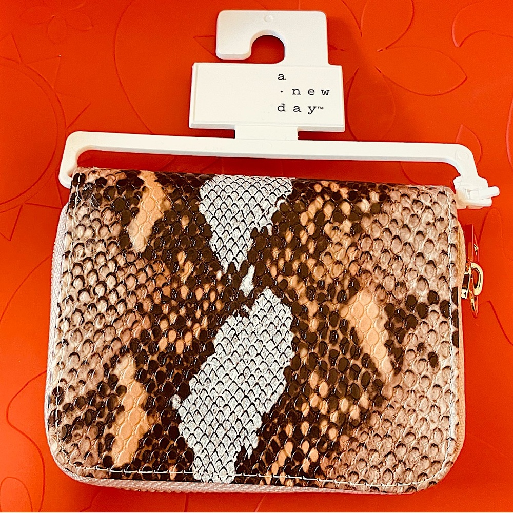A New Day faux Snake texture Wallet